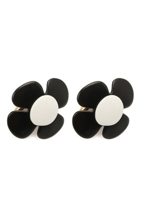 Женские запонки SAINT LAURENT черно-белого цвета по цене 48200 руб., арт. 658510/Y1521 | Фото 1 Женские запонки SAINT LAURENT черно-белого цвета, арт. 658510/Y1521 | Фото 1 (Материал: Металл)
