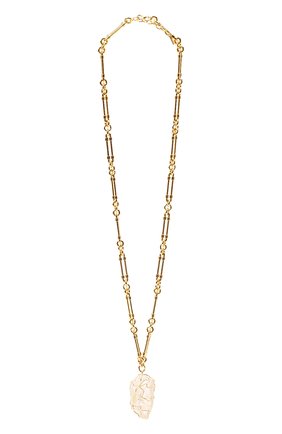 Женское колье SAINT LAURENT золотого цвета по цене 94800 руб., арт. 661016/Y1505 | Фото 1 Женское колье SAINT LAURENT золотого цвета, арт. 661016/Y1505 | Фото 1