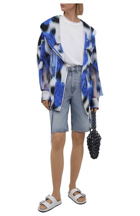 Женская куртка KENZO синего цвета по цене 98850 руб., арт. FB52WBL209G1 | Фото 2 Женская куртка KENZO синего цвета, арт. FB52WBL209G1 | Фото 2