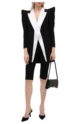 Женский жакет из вискозы BALMAIN черно-белого цвета по цене 386000 руб., арт. VF0TH000/V089 | Фото 2 Женский жакет из вискозы BALMAIN черно-белого цвета, арт. VF0TH000/V089 | Фото 2 (Материал подклада: Вискоза; Длина (для топов): Удлиненные; Материал внешний: Вискоза; Рукава: Длинные; Женское Кросс-КТ: Жакет-одежда; 1-2-бортные: Однобортные; Случай: Коктейльный; Стили: Гламурный)