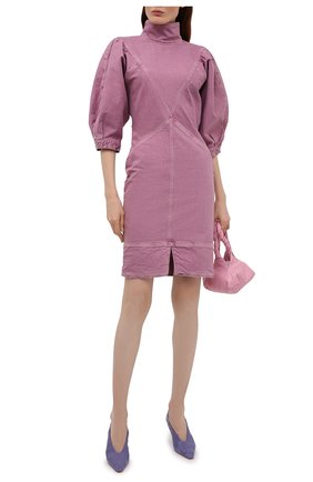 Женское джинсовое платье ISABEL MARANT ETOILE розового цвета по цене 48700 руб., арт. R01891-21P065E/LAURE | Фото 2 Женское джинсовое платье ISABEL MARANT ETOILE розового цвета, арт. R01891-21P065E/LAURE | Фото 2