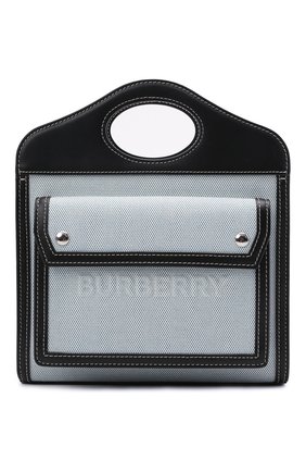 Женская сумка pocket BURBERRY серого цвета по цене 91800 руб., арт. 8039101 | Фото 1 Женская сумка pocket BURBERRY серого цвета, арт. 8039101 | Фото 1