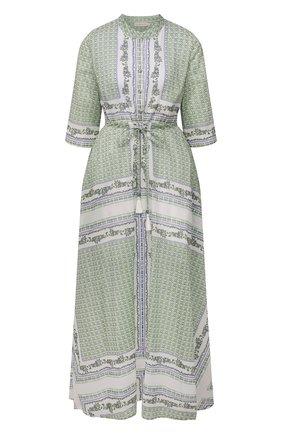 Женское хлопковое платье TORY BURCH зеленого цвета по цене 47000 руб., арт. 83310 | Фото 1 Женское хлопковое платье TORY BURCH зеленого цвета, арт. 83310 | Фото 1