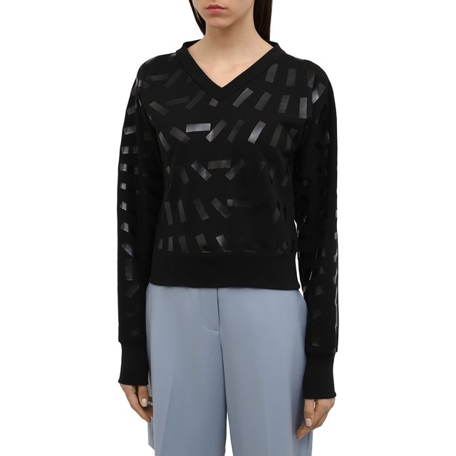 фото Хлопковый пуловер maison margiela