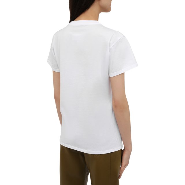 фото Хлопковая футболка maison margiela