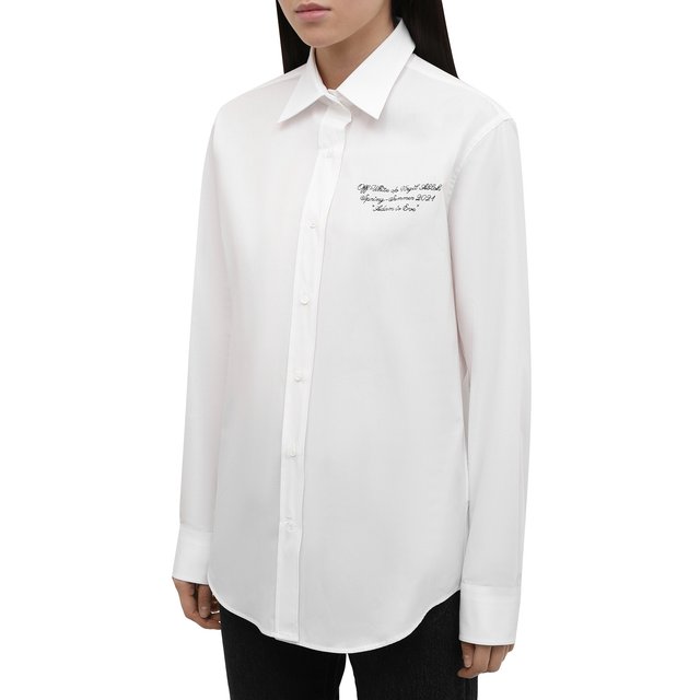 фото Хлопковая рубашка off-white
