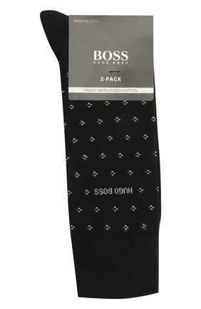 Мужские комплект из двух пар носков BOSS черного цвета по цене 2200 руб., арт. 50449393 | Фото 1 Мужские комплект из двух пар носков BOSS черного цвета, арт. 50449393 | Фото 1