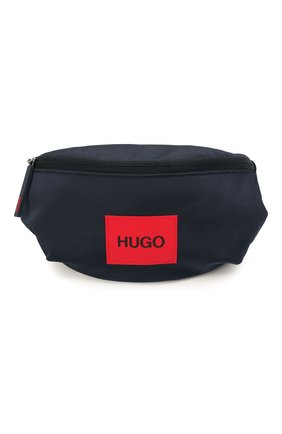 Мужская текстильная поясная сумка HUGO темно-синего цвета по цене 9900 руб., арт. 50455547 | Фото 1 Мужская текстильная поясная сумка HUGO темно-синего цвета, арт. 50455547 | Фото 1