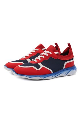 Мужские комбинированные кроссовки ZILLI SPORT разноцветного цвета по цене 145500 руб., арт. MDV-T155/002 | Фото 1 Мужские комбинированные кроссовки ZILLI SPORT разноцветного цвета, арт. MDV-T155/002 | Фото 1 (Подошва: Массивная; Стили: Спорт; Материал внутренний: Текстиль, Натуральная кожа; Материал внешний: Текстиль, Кожа; Материал утеплителя: Без утеплителя; Региональные ограничения белый список (Axapta Mercury): RU)