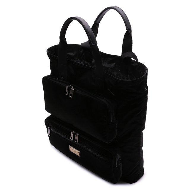 фото Текстильная сумка-шопер nero sicilia dna dolce & gabbana