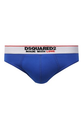 Мужские хлопковые брифы DSQUARED2 темно-синего цвета по цене 4995 руб., арт. D9L613530 | Фото 1 Мужские хлопковые брифы DSQUARED2 темно-синего цвета, арт. D9L613530 | Фото 1