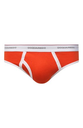 Мужские хлопковые брифы DSQUARED2 оранжевого цвета по цене 3850 руб., арт. D9L673560 | Фото 1 Мужские хлопковые брифы DSQUARED2 оранжевого цвета, арт. D9L673560 | Фото 1