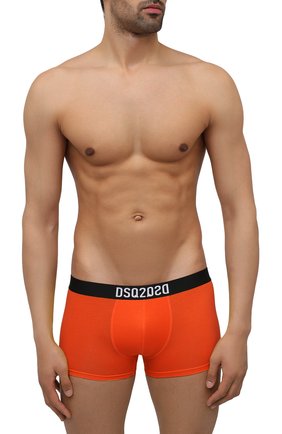 Мужские хлопковые боксеры DSQUARED2 оранжевого цвета по цене 4495 руб., арт. D9LC63510 | Фото 2 Мужские хлопковые боксеры DSQUARED2 оранжевого цвета, арт. D9LC63510 | Фото 2