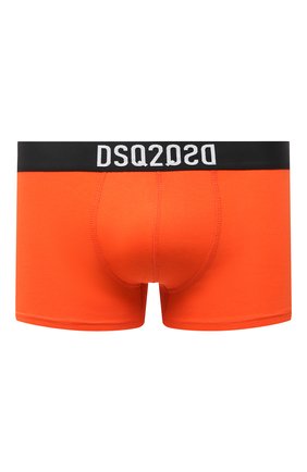 Мужские хлопковые боксеры DSQUARED2 оранжевого цвета, арт. D9LC63510 | Фото 1 (Материал внешний: Хлопок; Кросс-КТ: бельё; Мужское Кросс-КТ: Трусы)