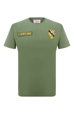 Мужская хлопковая футболка MC2 SAINT BARTH хаки цвета по цене 6995 руб., арт. STBM JACK/JACK001 | Фото 1 Мужская хлопковая футболка MC2 SAINT BARTH хаки цвета, арт. STBM JACK/JACK001 | Фото 1