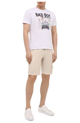 Мужская хлопковая футболка MC2 SAINT BARTH белого цвета по цене 5405 руб., арт. STBM TSHIRT MAN/TSHM001 | Фото 2 Мужская хлопковая футболка MC2 SAINT BARTH белого цвета, арт. STBM TSHIRT MAN/TSHM001 | Фото 2