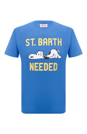 Мужская хлопковая футболка MC2 SAINT BARTH синего цвета по цене 5875 руб., арт. STBM TSHIRT MAN/TSHM001 | Фото 1 Мужская хлопковая футболка MC2 SAINT BARTH синего цвета, арт. STBM TSHIRT MAN/TSHM001 | Фото 1