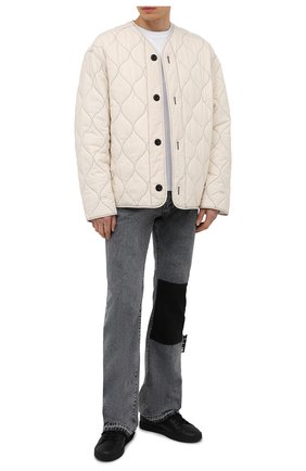 Мужские кожаные кеды PALM ANGELS черного цвета по цене 33600 руб., арт. PMIA058S21LEA0011060 | Фото 2 Мужские кожаные кеды PALM ANGELS черного цвета, арт. PMIA058S21LEA0011060 | Фото 2