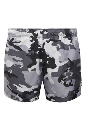 Мужские плавки-шорты OFF-WHITE серого цвета по цене 29550 руб., арт. 0MFA003S21FAB006 | Фото 1 Мужские плавки-шорты OFF-WHITE серого цвета, арт. 0MFA003S21FAB006 | Фото 1