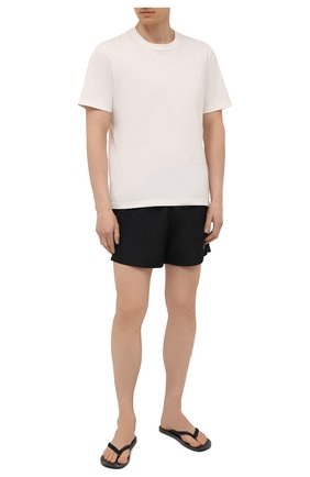 Мужские плавки-шорты OFF-WHITE черного цвета по цене 22300 руб., арт. 0MFA003S21FAB001 | Фото 2 Мужские плавки-шорты OFF-WHITE черного цвета, арт. 0MFA003S21FAB001 | Фото 2