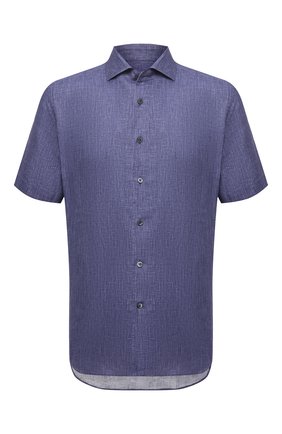 Мужская льняная рубашка CORNELIANI темно-синего цвета по цене 25350 руб., арт. 87I126-1111912/00 | Фото 1 Мужская льняная рубашка CORNELIANI темно-синего цвета, арт. 87I126-1111912/00 | Фото 1