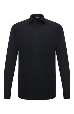 Мужская хлопковая сорочка Z ZEGNA черного цвета по цене 24050 руб., арт. 905080/ZCSC7 | Фото 1 Мужская хлопковая сорочка Z ZEGNA черного цвета, арт. 905080/ZCSC7 | Фото 1