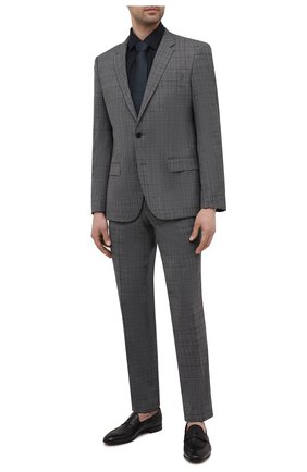 Мужская хлопковая сорочка Z ZEGNA черного цвета по цене 24050 руб., арт. 905080/ZCSC7 | Фото 2 Мужская хлопковая сорочка Z ZEGNA черного цвета, арт. 905080/ZCSC7 | Фото 2