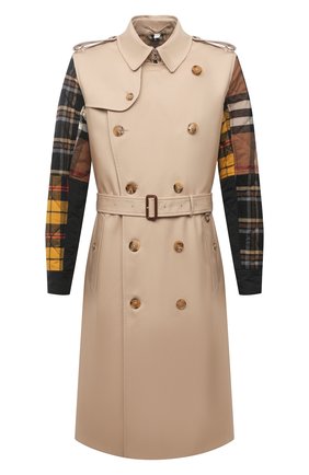 Мужской хлопковый тренч BURBERRY бежевого цвета по цене 182000 руб., арт. 8039138 | Фото 1 Мужской хлопковый тренч BURBERRY бежевого цвета, арт. 8039138 | Фото 1