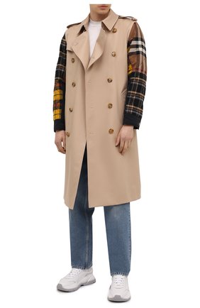 Мужской хлопковый тренч BURBERRY бежевого цвета по цене 182000 руб., арт. 8039138 | Фото 2 Мужской хлопковый тренч BURBERRY бежевого цвета, арт. 8039138 | Фото 2
