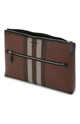 Мужская клатч BURBERRY коричневого цвета по цене 52100 руб., арт. 8039005 | Фото 4 Мужская клатч BURBERRY коричневого цвета, арт. 8039005 | Фото 4