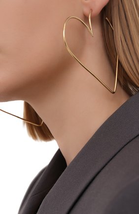 Женские серьги ISABEL MARANT золотого цвета по цене 24900 руб., арт. BL1090-21E013B | Фото 2 Женские серьги ISABEL MARANT золотого цвета, арт. BL1090-21E013B | Фото 2