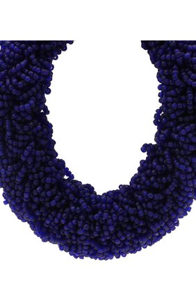 Женское колье DRIES VAN NOTEN синего цвета по цене 42600 руб., арт. 211-19100-053 | Фото 2 Женское колье DRIES VAN NOTEN синего цвета, арт. 211-19100-053 | Фото 2