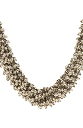 Женское колье DRIES VAN NOTEN серебряного цвета по цене 57000 руб., арт. 211-19104-058 | Фото 2 Женское колье DRIES VAN NOTEN серебряного цвета, арт. 211-19104-058 | Фото 2
