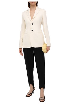 Женский хлопковый жакет JIL SANDER белого цвета по цене 169500 руб., арт. JSWS135324-WS25210F | Фото 2 Женский хлопковый жакет JIL SANDER белого цвета, арт. JSWS135324-WS25210F | Фото 2