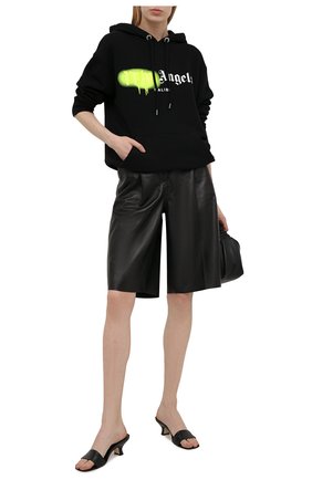 Женский хлопковое худи PALM ANGELS черного цвета по цене 33950 руб., арт. PWBB023S21FLE0071065 | Фото 2 Женский хлопковое худи PALM ANGELS черного цвета, арт. PWBB023S21FLE0071065 | Фото 2