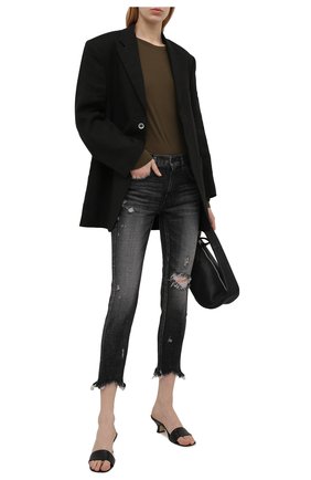 Женские джинсы MOUSSY темно-серого цвета по цене 31950 руб., арт. 025ESC12-2540 | Фото 2 Женские джинсы MOUSSY темно-серого цвета, арт. 025ESC12-2540 | Фото 2