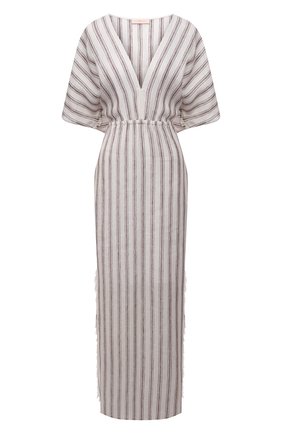 Женская льняная туника TORY BURCH бежевого цвета по цене 49950 руб., арт. 82037 | Фото 1 Женская льняная туника TORY BURCH бежевого цвета, арт. 82037 | Фото 1