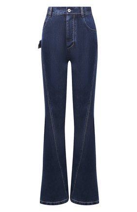 Женские джинсы BOTTEGA VENETA темно-синего цвета по цене 89950 руб., арт. 654286/V0SH0 | Фото 1 Женские джинсы BOTTEGA VENETA темно-синего цвета, арт. 654286/V0SH0 | Фото 1