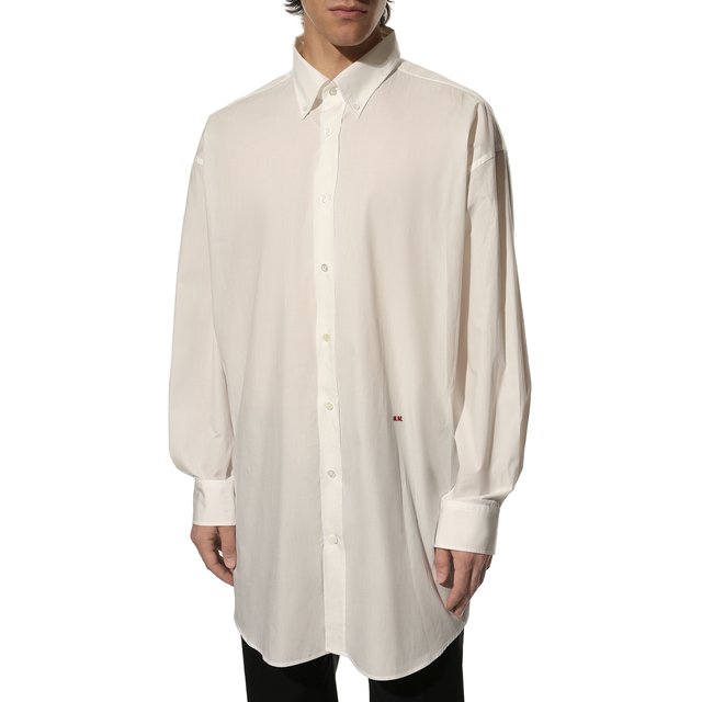 фото Хлопковая рубашка maison margiela