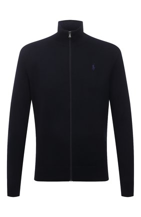 Мужской хлопковый кардиган POLO RALPH LAUREN темно-синего цвета по цене 18200 руб., арт. 710775899 | Фото 1 Мужской хлопковый кардиган POLO RALPH LAUREN темно-синего цвета, арт. 710775899 | Фото 1
