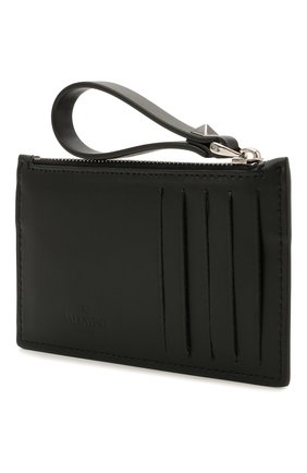 Мужской кожаный футляр для кредитных карт VALENTINO черного цвета по цене 18200 руб., арт. WY2P0540/LVN | Фото 2 Мужской кожаный футляр для кредитных карт VALENTINO черного цвета, арт. WY2P0540/LVN | Фото 2