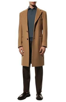 Мужское шерстяное поло LORO PIANA серого цвета по цене 82550 руб., арт. FAI2551 | Фото 2 Мужское шерстяное поло LORO PIANA серого цвета, арт. FAI2551 | Фото 2 (Материал внешний: Шерсть; Кросс-КТ: Трикотаж; Стили: Кэжуэл; Длина (для топов): Стандартные; Рукава: Длинные; Застежка: Пуговицы)