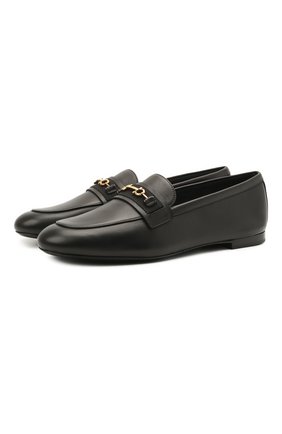 Женские кожаные лоферы SALVATORE FERRAGAMO черного цвета по цене 61000 руб., арт. Z-07411831C | Фото 1 Женские кожаные лоферы SALVATORE FERRAGAMO черного цвета, арт. Z-07411831C | Фото 1