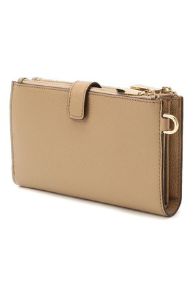 Женские кожаный кошелек jet set MICHAEL MICHAEL KORS бежевого цвета по цене 13500 руб., арт. 34T8TFDW4L | Фото 2 Женские кожаный кошелек jet set MICHAEL MICHAEL KORS бежевого цвета, арт. 34T8TFDW4L | Фото 2