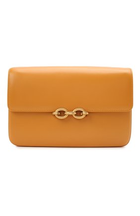 Женская сумка maillon SAINT LAURENT желтого цвета по цене 173500 руб., арт. 649795/2R20W | Фото 1 Женская сумка maillon SAINT LAURENT желтого цвета, арт. 649795/2R20W | Фото 1 (Сумки-технические: Сумки через плечо; Материал: Натуральная кожа; Ремень/цепочка: На ремешке; Размер: small)