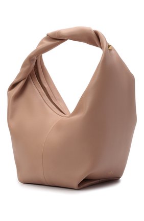 Женская сумка roman stud VALENTINO бежевого цвета по цене 0 руб., арт. VW0B0J14/BSF | Фото 3 Женская сумка roman stud VALENTINO бежевого цвета, арт. VW0B0J14/BSF | Фото 3 (Сумки-технические: Сумки top-handle; Материал: Натуральная кожа; Размер: small)