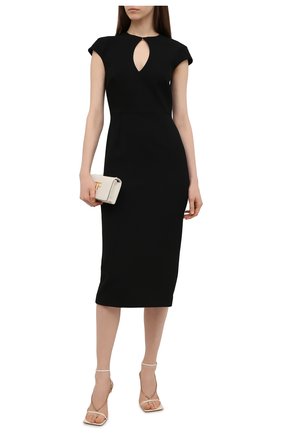 Женское платье ROLAND MOURET черного цвета по цене 99500 руб., арт. SS21/S2270/F2196 | Фото 2 Женское платье ROLAND MOURET черного цвета, арт. SS21/S2270/F2196 | Фото 2