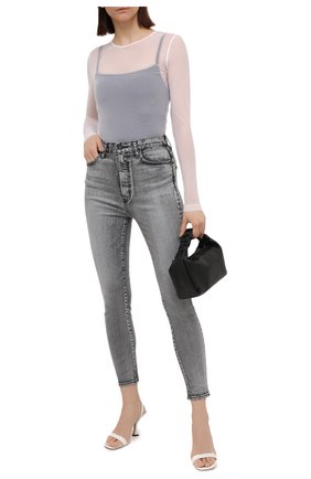 Женские джинсы MOUSSY серого цвета по цене 25700 руб., арт. 025ESC12-2590 | Фото 2 Женские джинсы MOUSSY серого цвета, арт. 025ESC12-2590 | Фото 2