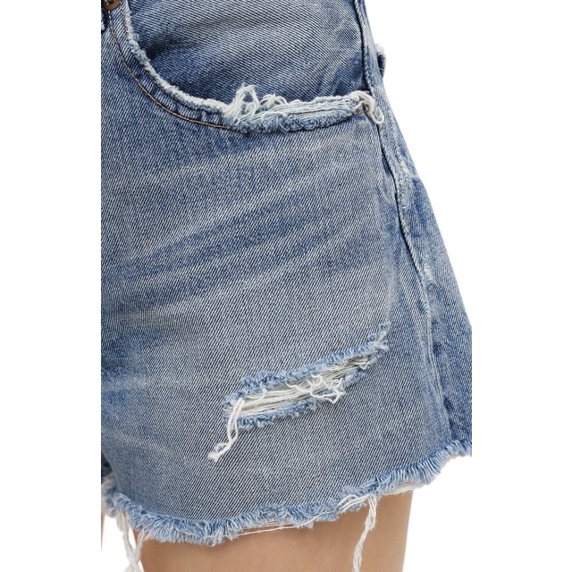 фото Джинсовые шорты moussy