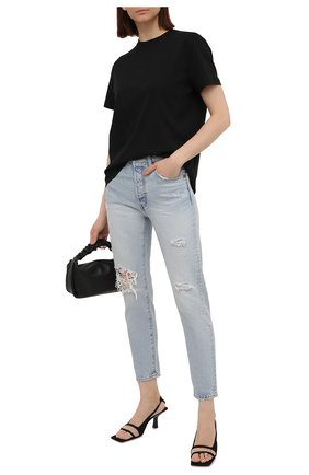 Женские джинсы MOUSSY голубого цвета по цене 29950 руб., арт. 025ESC11-2410 | Фото 2 Женские джинсы MOUSSY голубого цвета, арт. 025ESC11-2410 | Фото 2